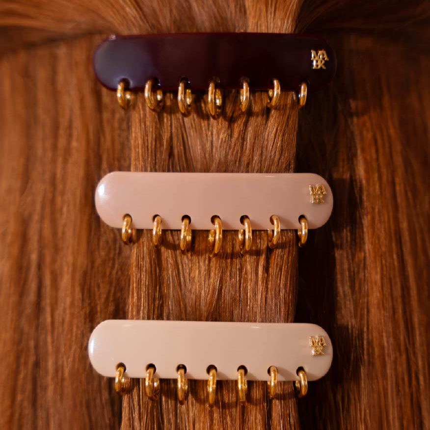 PIERCING CLIP S バレッタ(ダークワイン)