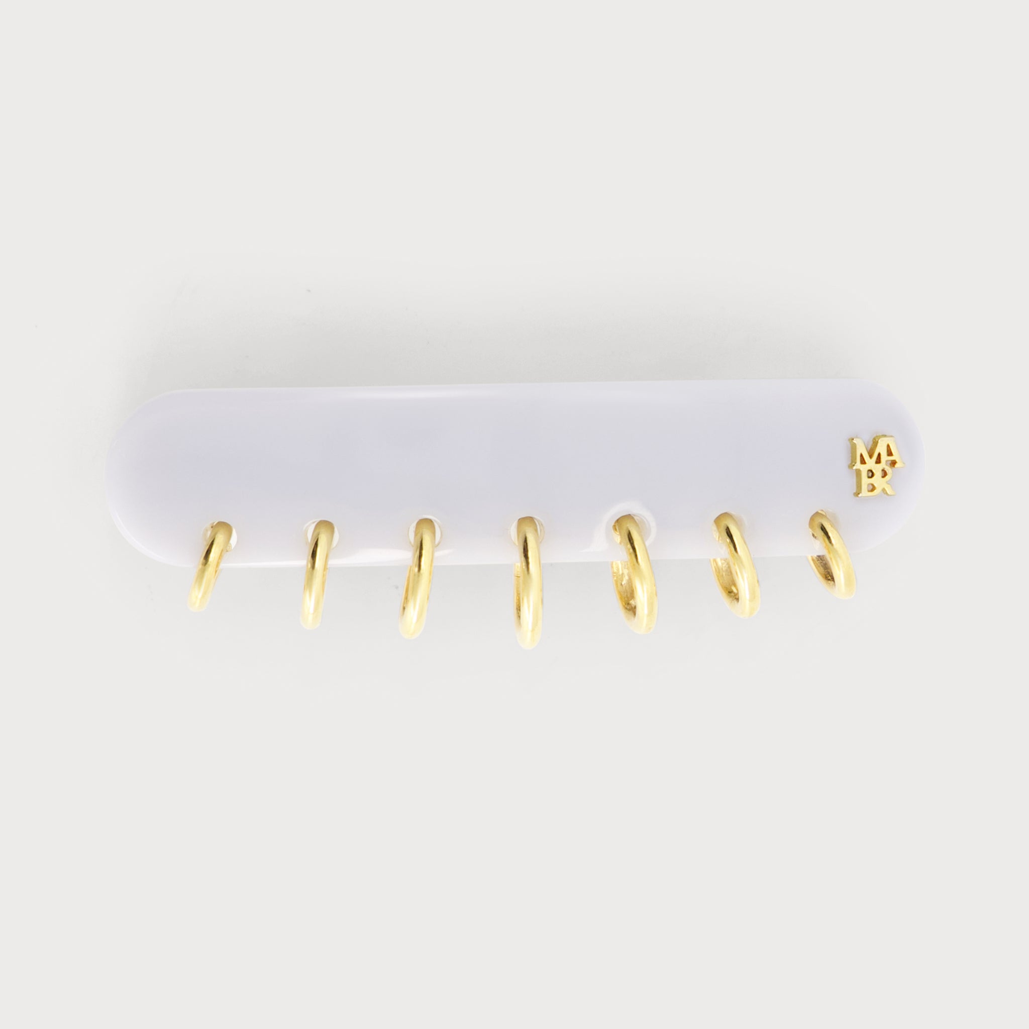 PIERCING CLIP S バレッタ(ライトグレー)