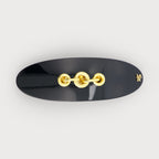 EYELETS CLIP バレッタ(ブラック)