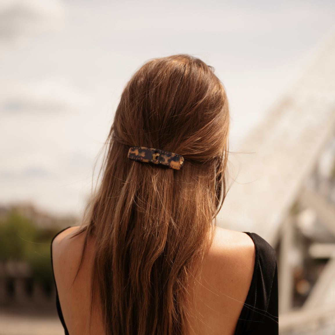 KNOT THIN CLIP バレッタ(キベッコウ)