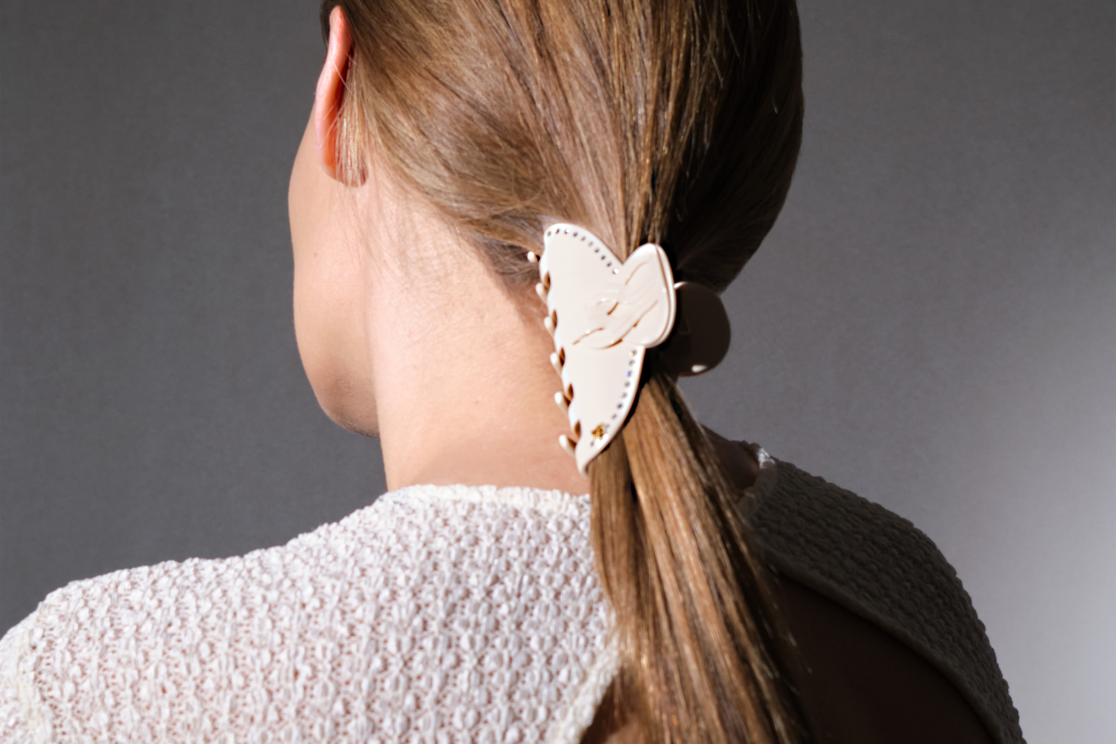 KNOT CLAW M バンスクリップ(アイボリー)