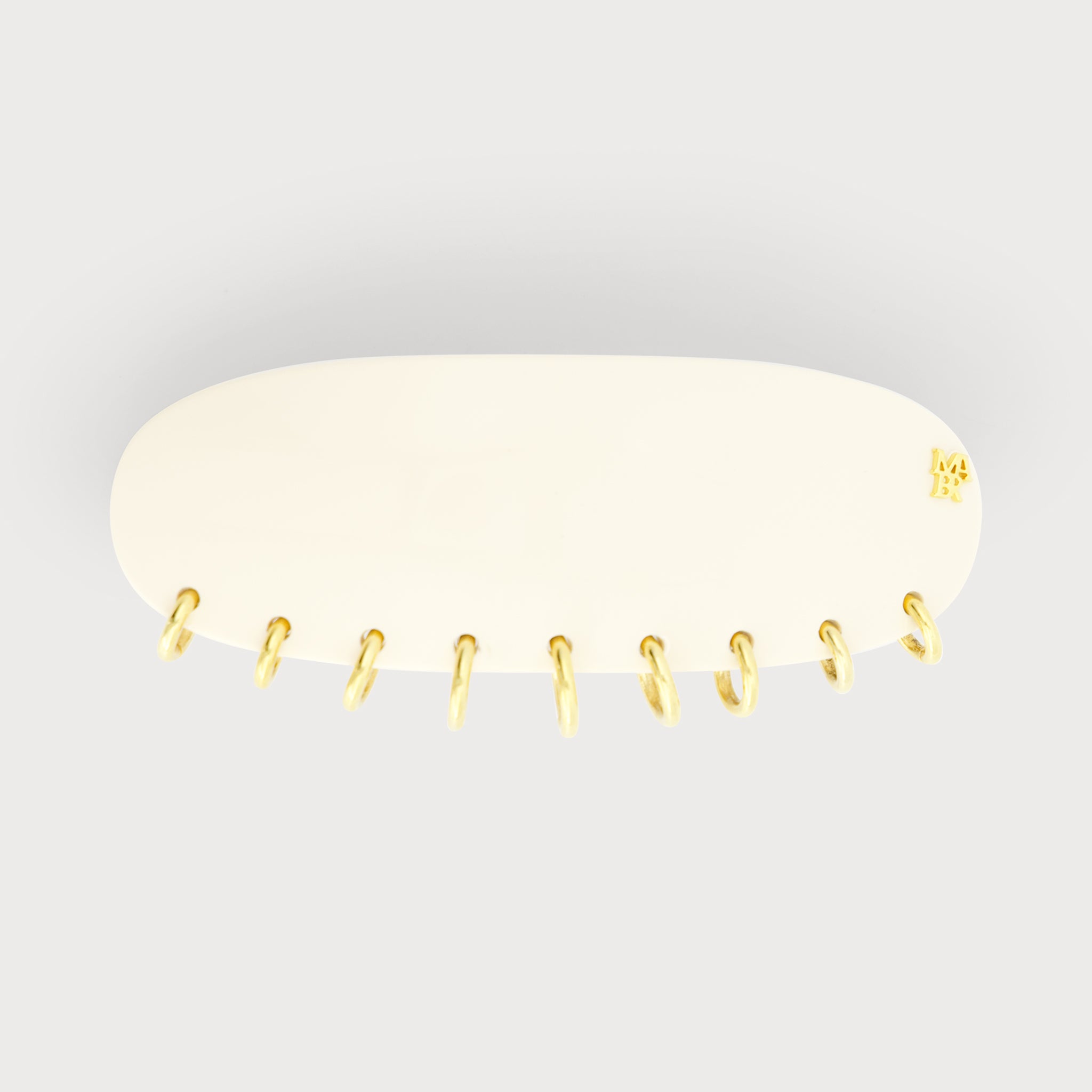 PIERCING CLIP M バレッタ(アイボリー)