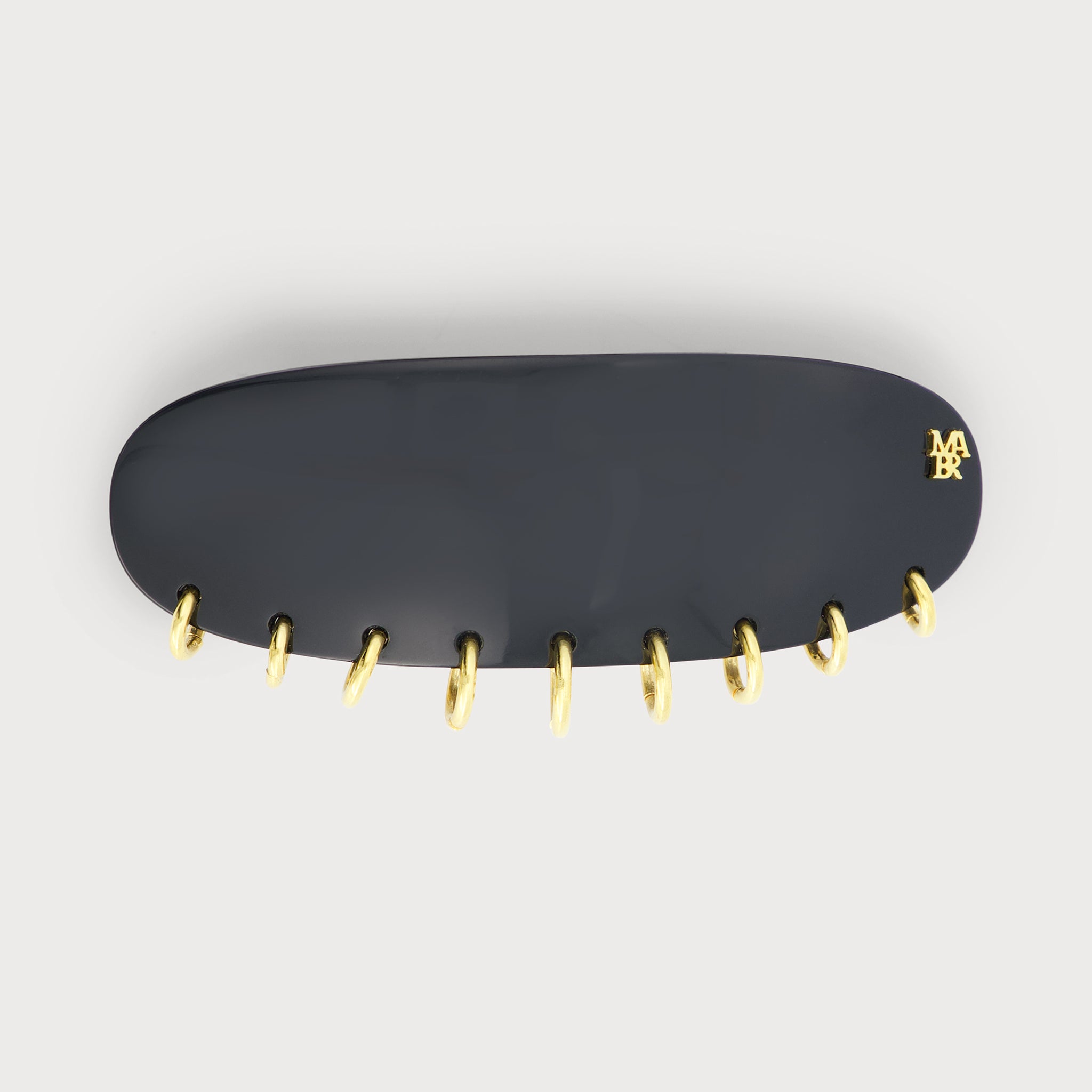 PIERCING CLIP M バレッタ(ブラック)